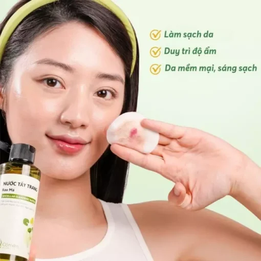Combo 3 bước làm sạch chiết xuất Rau Má cho da dầu - Hình ảnh 3