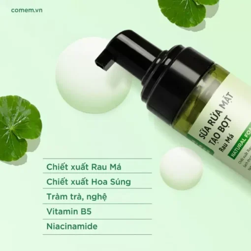 Combo 3 bước làm sạch chiết xuất Rau Má cho da dầu - Hình ảnh 4