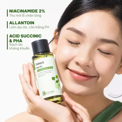 Combo 3 bước làm sạch chiết xuất Rau Má cho da dầu - Hình ảnh 2