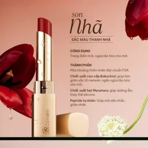 Combo Son Nhã Và Son dưỡng Nhiên - Hình ảnh 2