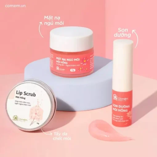 Combo chăm sóc môi 3 bước - Hình ảnh 2