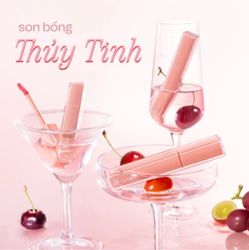 Son Kem Bóng Thuỷ Tinh Môi Căng Mọng Mềm Mịn - Ảnh 3