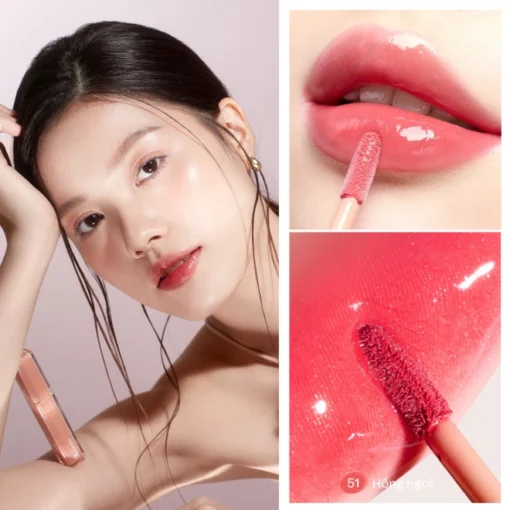 Son Kem Bóng Thuỷ Tinh Môi Căng Mọng Mềm Mịn - Ảnh 6
