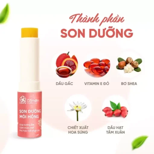 Son dưỡng Môi Hồng - Hình ảnh 4