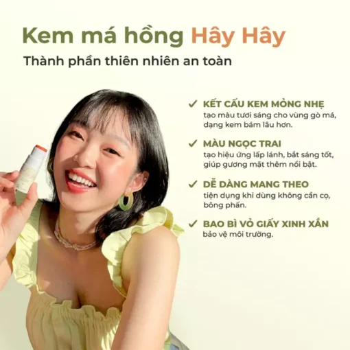 Kem má hồng Hây Hây - Quả Hồng - Hình ảnh 6