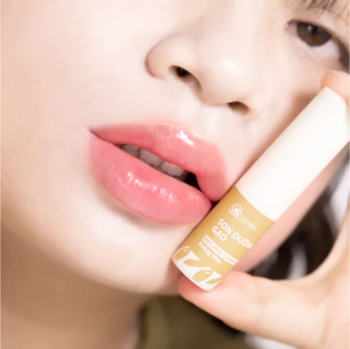 Son Dưỡng Gạo - 3 Lựa Chọn Hồng/ Cam/ Không Màu - Ảnh 3