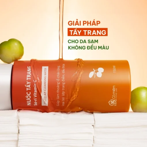 Combo 2 Bước Tẩy Trang Và Tẩy Da Chết Mặt Sơ-ri Vitamin C - Hình ảnh 7