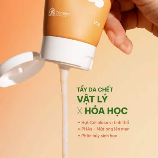 Combo 2 Bước Tẩy Trang Và Tẩy Da Chết Mặt Sơ-ri Vitamin C - Hình ảnh 4