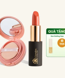 Combo Trang Điểm Son Lụa Diễm Mềm Mịn Và Phấn Nước Thuỷ Tinh