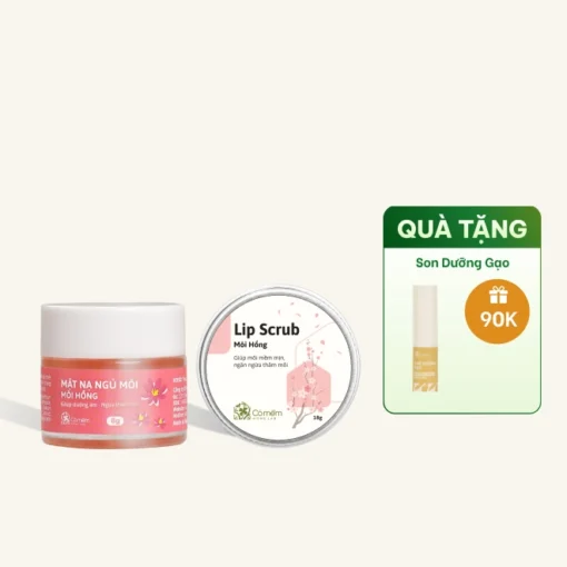 Combo 2 Sản Phẩm Giảm Thâm Dưỡng Mềm Môi Căng Mịn An Toàn