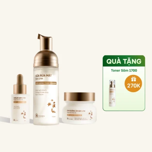 Bộ chăm sóc da Sâm 1700 3 bước - Hình ảnh 4