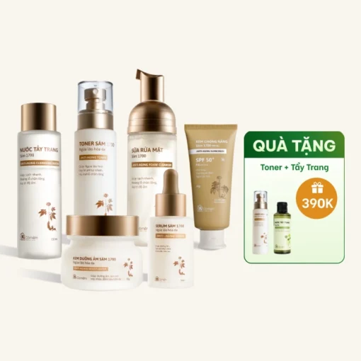 Bộ Chăm Sóc Da Chiết Xuất Sâm Ngừa Lão Hóa - Hình ảnh 5