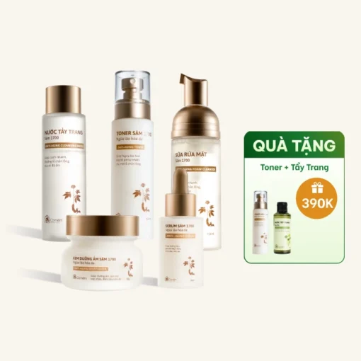 Bộ Chăm Sóc Da Chiết Xuất Sâm Ngừa Lão Hóa - Hình ảnh 2