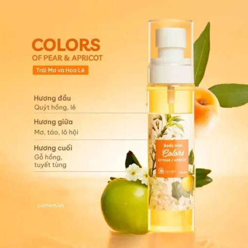 Xịt thơm Body Mist Colors - Hình ảnh 9