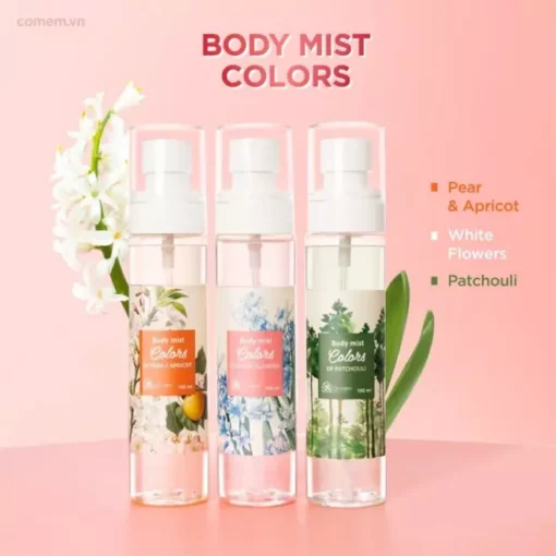 Xịt thơm Body Mist Colors - Hình ảnh 5