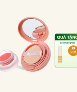 Bộ Đôi Trang Điểm Tự Nhiên Cushion Phấn Nước & Kem Trang Điểm Thủy Tinh