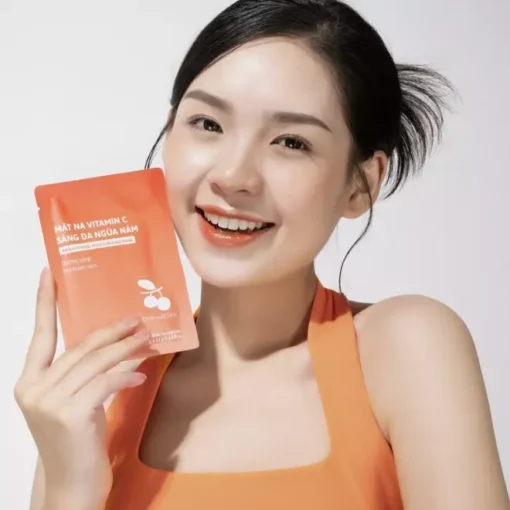 Mặt nạ vitamin C dưỡng sáng mờ thâm nám - Hình ảnh 4