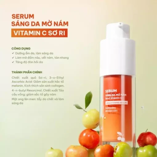 Serum sáng da mờ nám Sơ-ri Vitamin C - Hình ảnh 3
