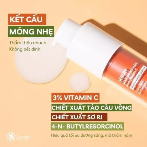Serum sáng da mờ nám Sơ-ri Vitamin C - Hình ảnh 6