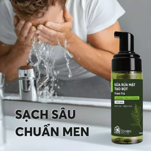 Sữa rửa mặt Tràm Trà tạo bọt For Men - Ảnh 6