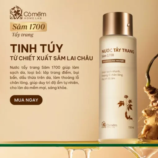 Nước Tẩy Trang Sâm 1700 - Hình ảnh 3