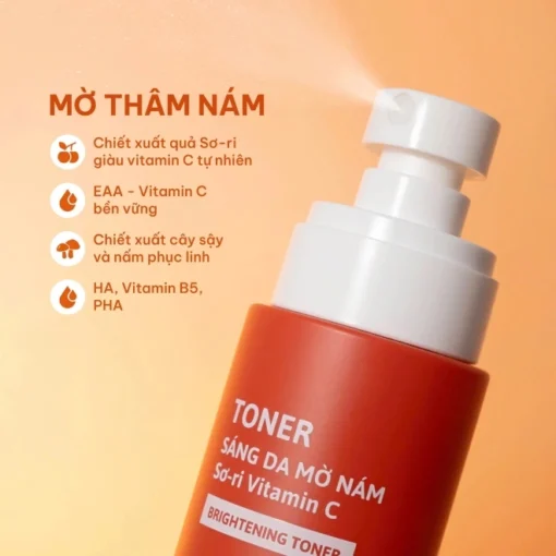 Toner sáng da mờ nám Sơ-ri Vitamin C - Ảnh 4