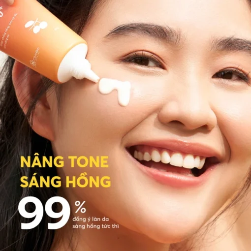 Sữa Chống Nắng Sơ-ri Vitamin C Sáng Hồng SPF 50+ PA++++ - Hình ảnh 4